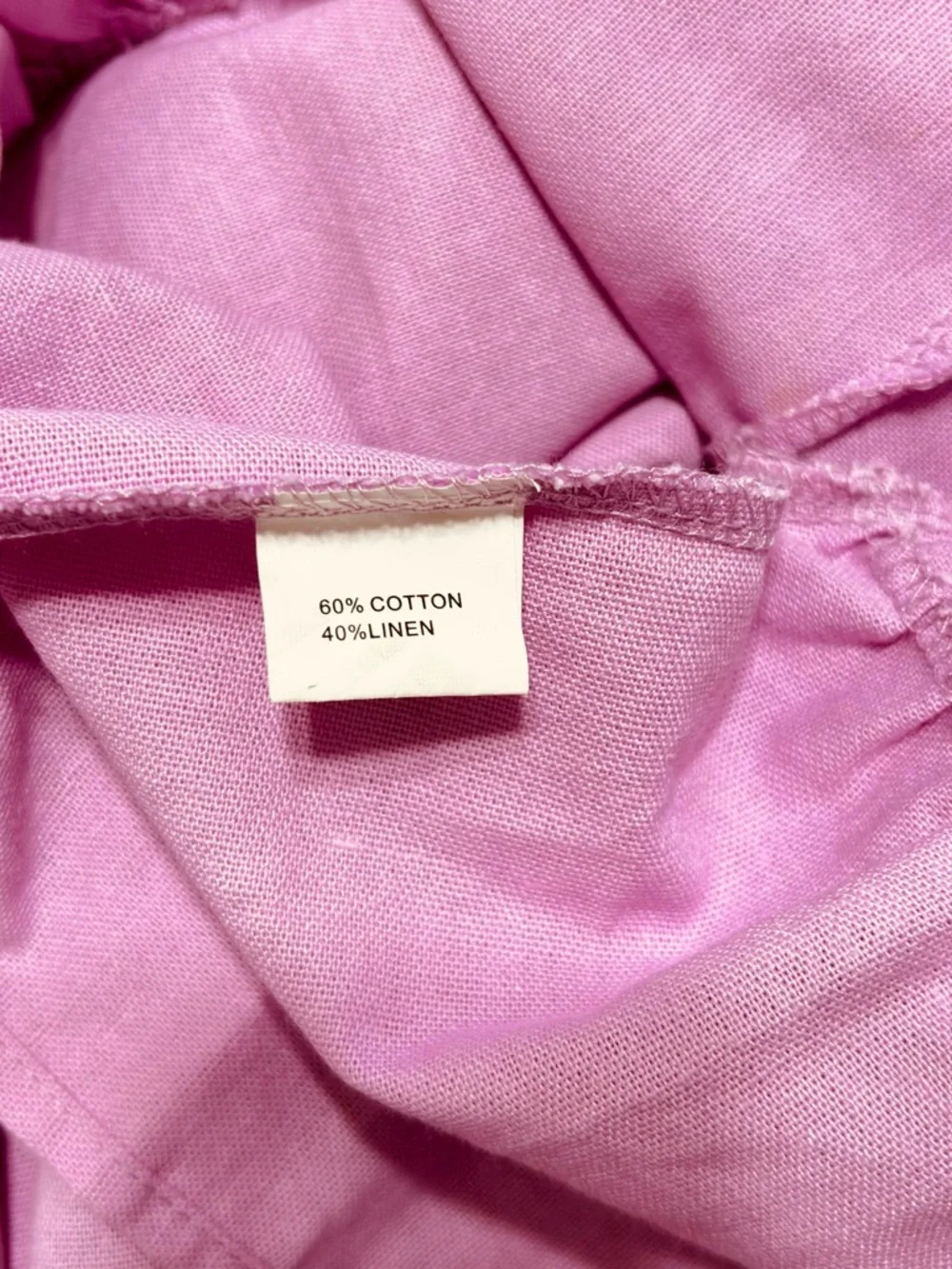 Petal & Pup Ruffle Sleeve Tiered Cotton/Linen Lilac Babydoll Mini Dress Size 2 - Picture 7 of 10
